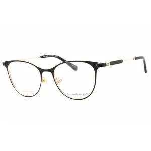 Kate Spade Women's Eyeglasses - Clear Demo Lens Gold Black Frame | LIDA/G 0RHL 00