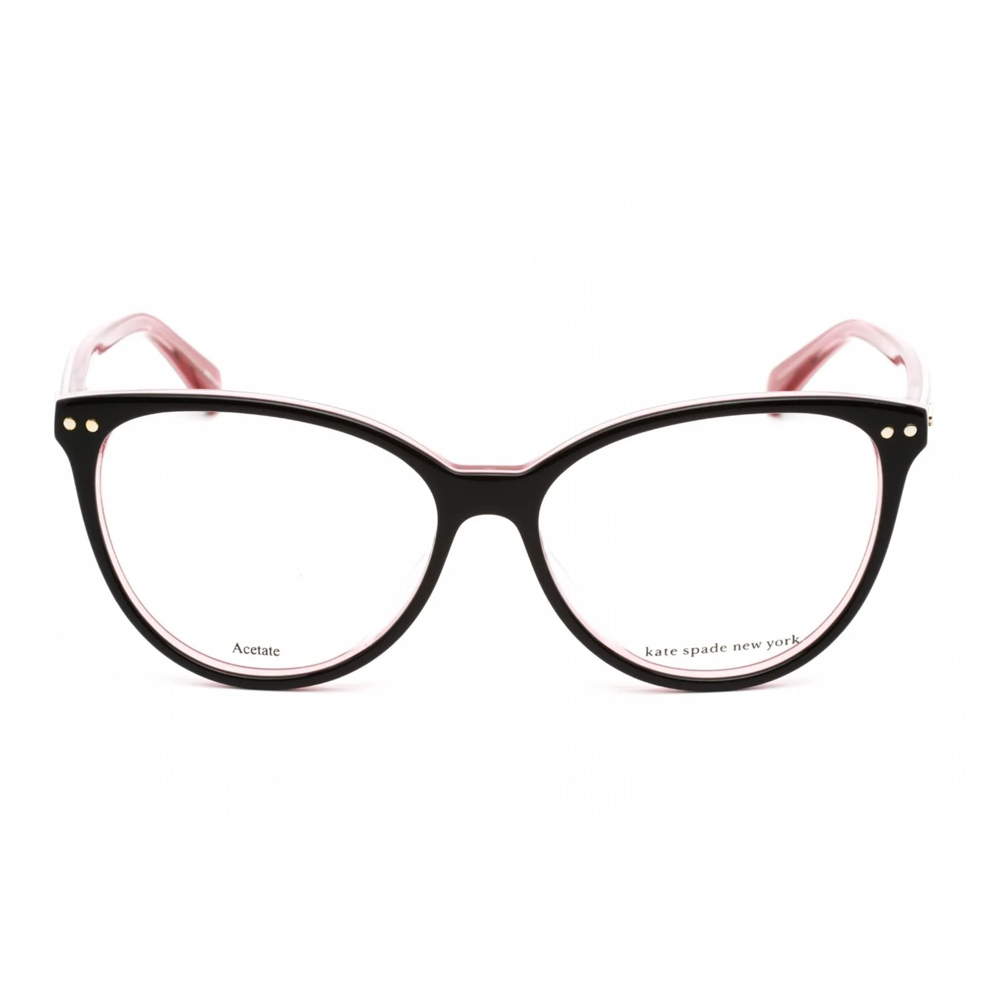 Kate Spade Women's Eyeglasses - Clear Lens Black Plastic Cat Eye Frame | THEA 0807 00