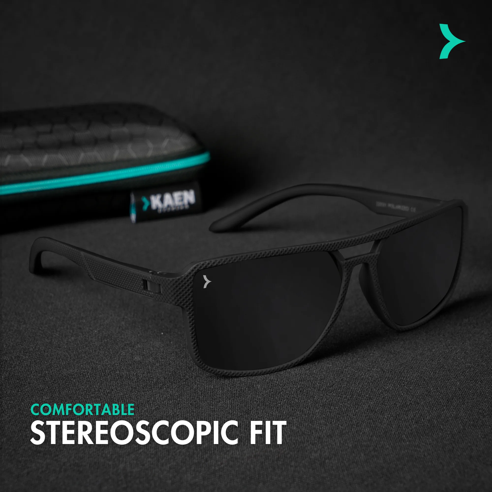 Kaz Black Power Sunglasses