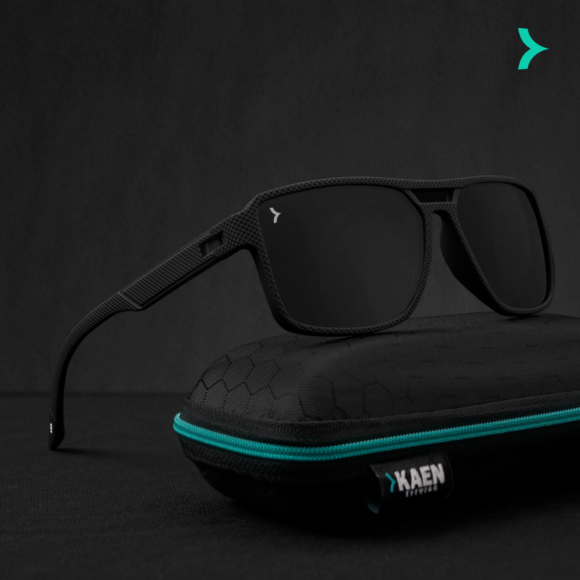 Kaz Black Power Sunglasses