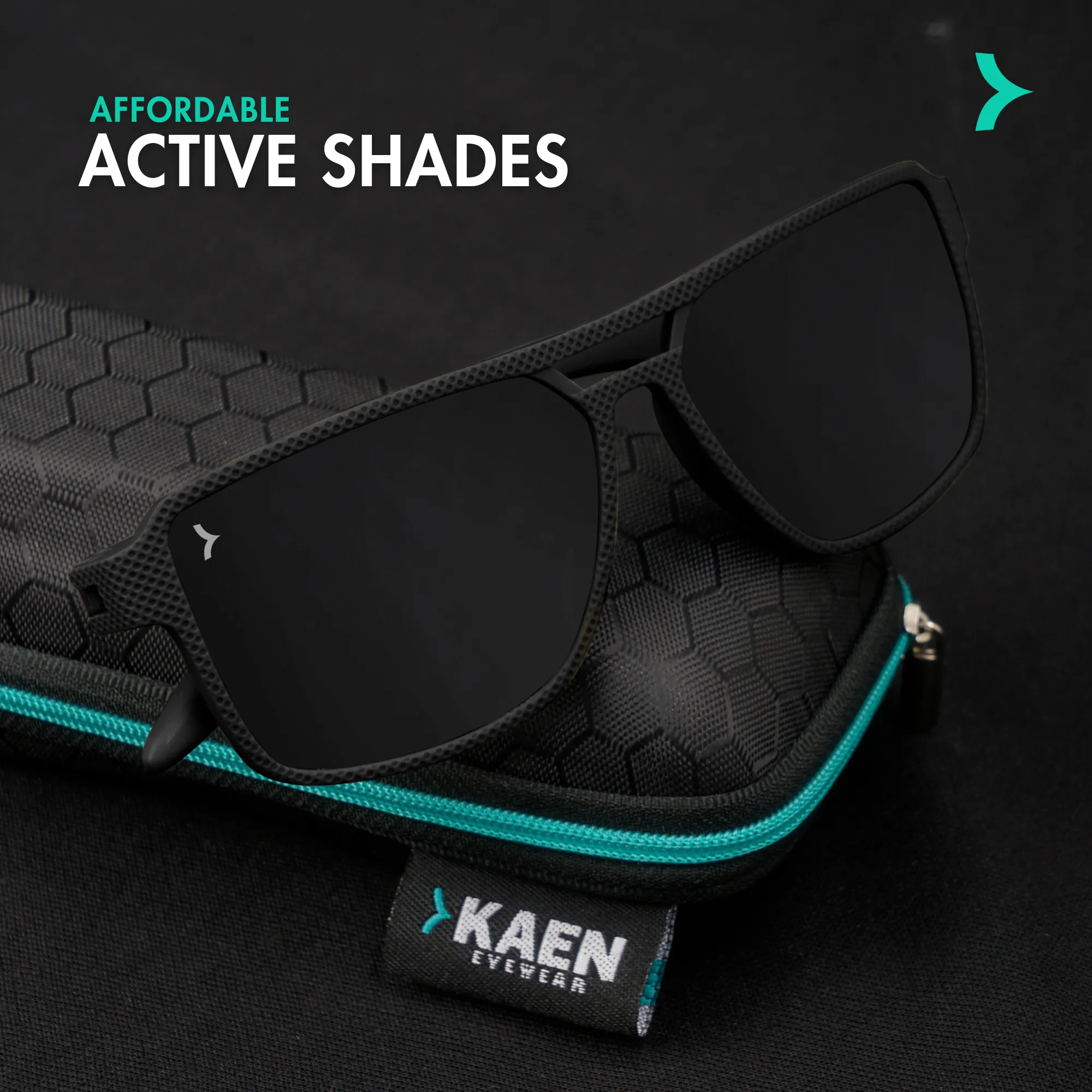 Kaz Black Power Sunglasses