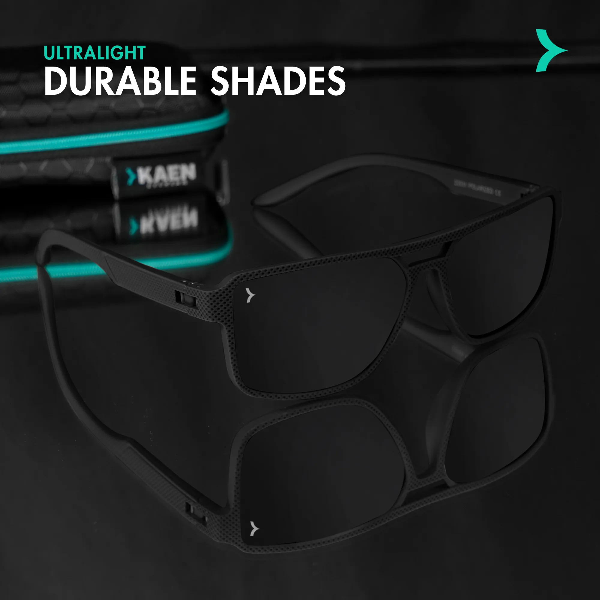 Kaz Black Power Sunglasses