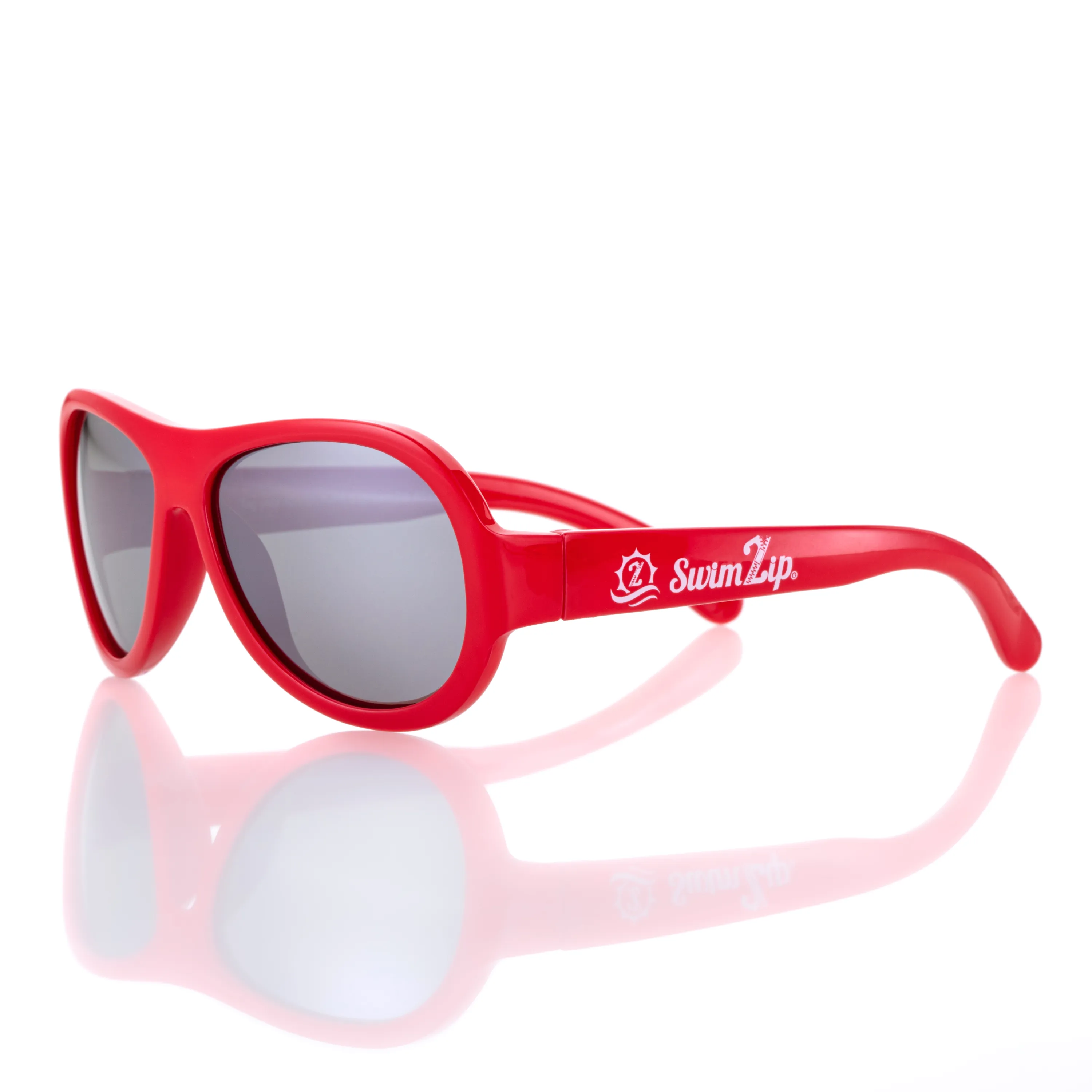 Kids Aviator Sunglasses - Red