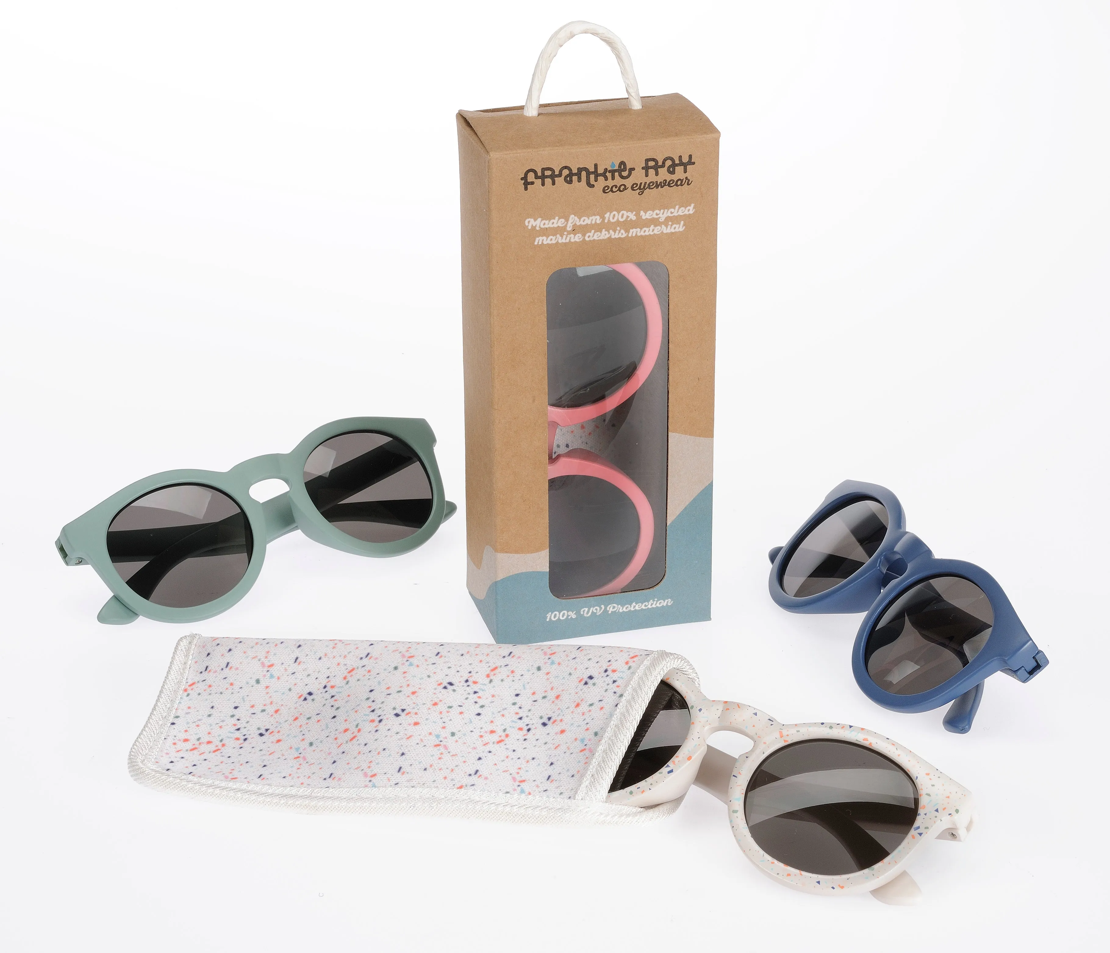 Kids Eco Sunglasses - Ocean Dark Blue