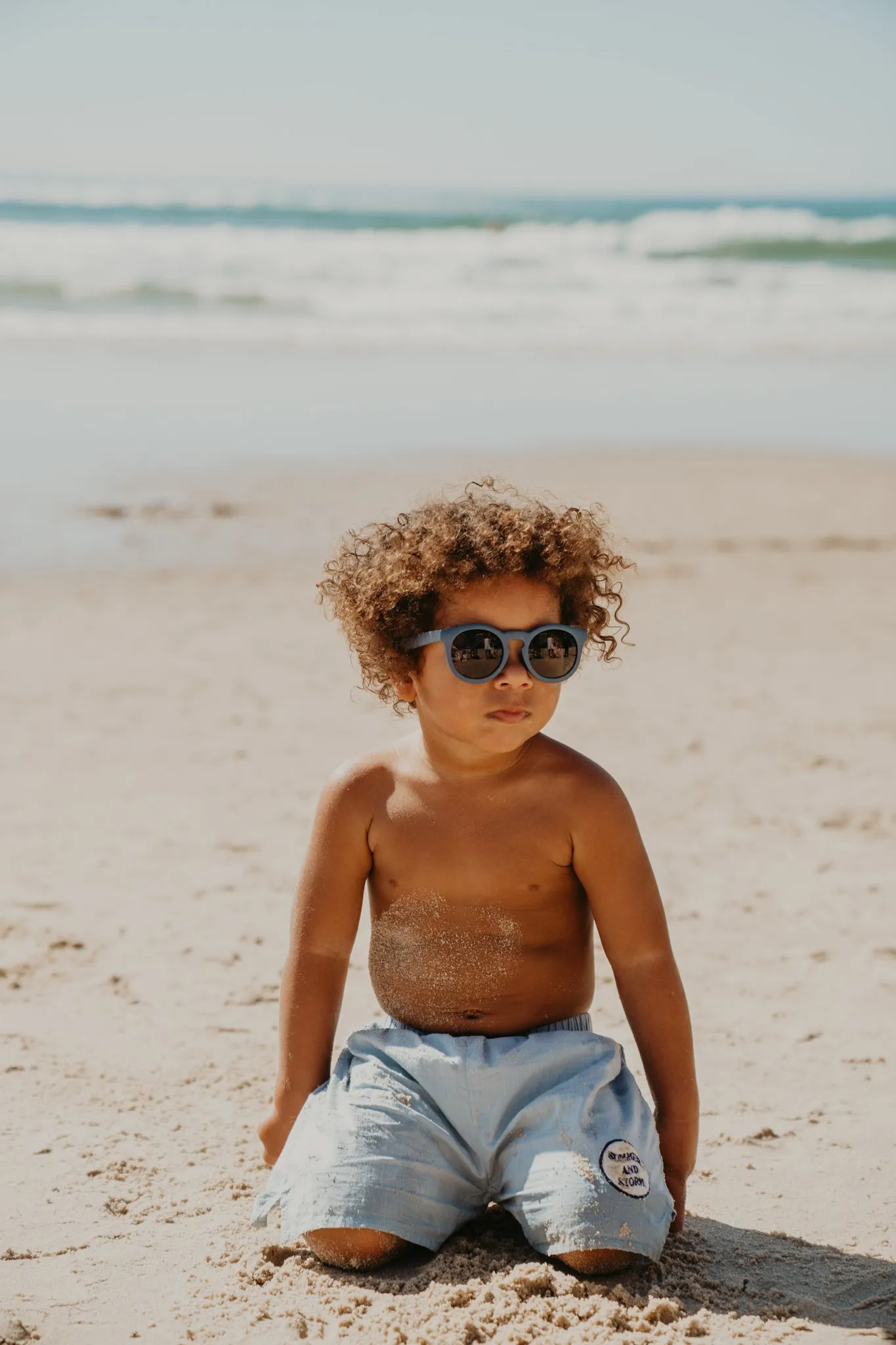 Kids Eco Sunglasses - Ocean Dark Blue
