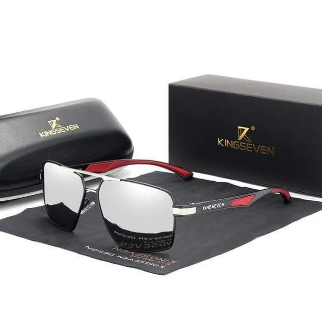 KINGSEVEN Aluminum Sunglasses Polarized Lens Sun glasses Mirror Glasses Oculos de sol | TheKedStore