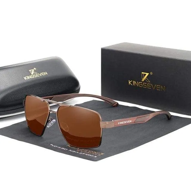 KINGSEVEN Aluminum Sunglasses Polarized Lens Sun glasses Mirror Glasses Oculos de sol | TheKedStore