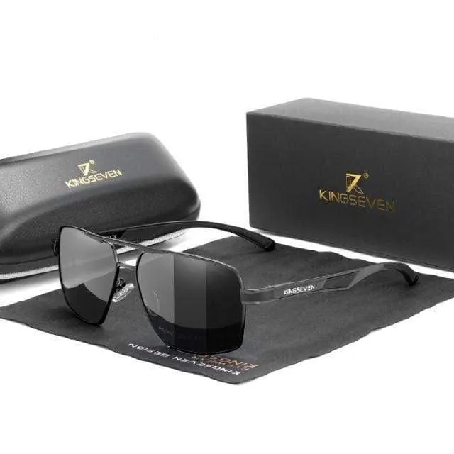 KINGSEVEN Aluminum Sunglasses Polarized Lens Sun glasses Mirror Glasses Oculos de sol | TheKedStore