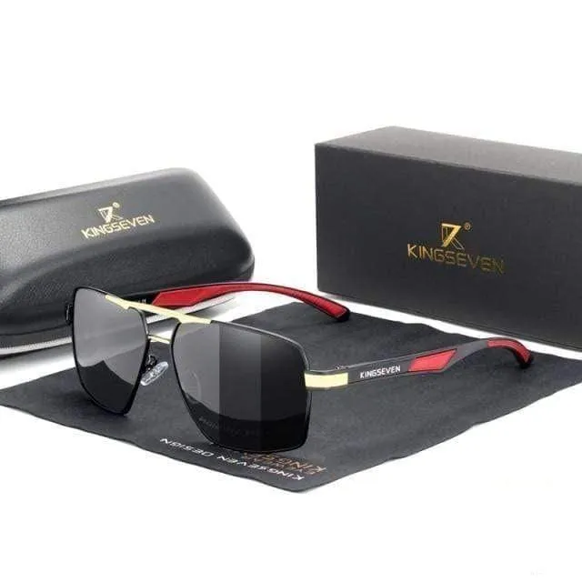 KINGSEVEN Aluminum Sunglasses Polarized Lens Sun glasses Mirror Glasses Oculos de sol | TheKedStore