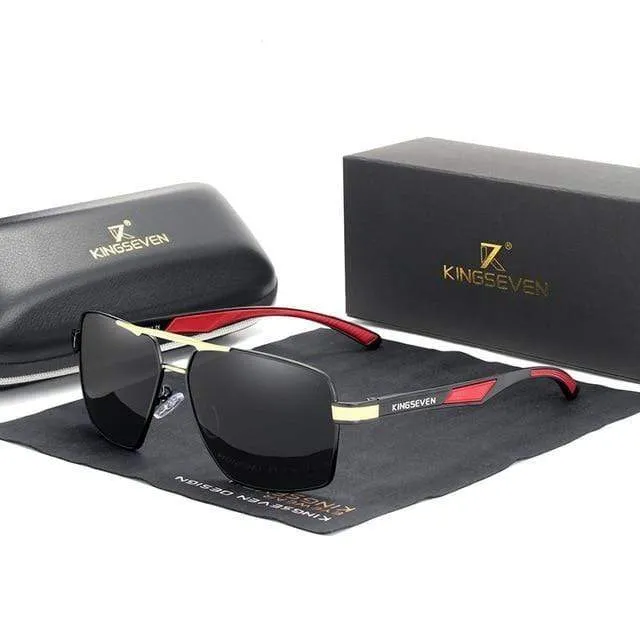 KINGSEVEN Aluminum Sunglasses Polarized Lens Sun glasses Mirror Glasses Oculos de sol | TheKedStore