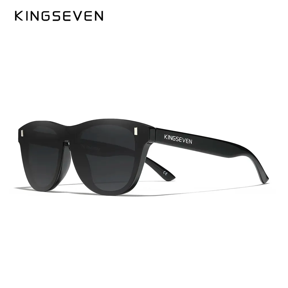 KINGSEVEN New Brand Design Men's Glasses Polarized Sunglasses Women Integrated Lens Fashion Eyewear Oculos de sol