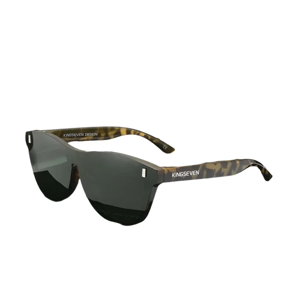 KINGSEVEN New Brand Design Men's Glasses Polarized Sunglasses Women Integrated Lens Fashion Eyewear Oculos de sol