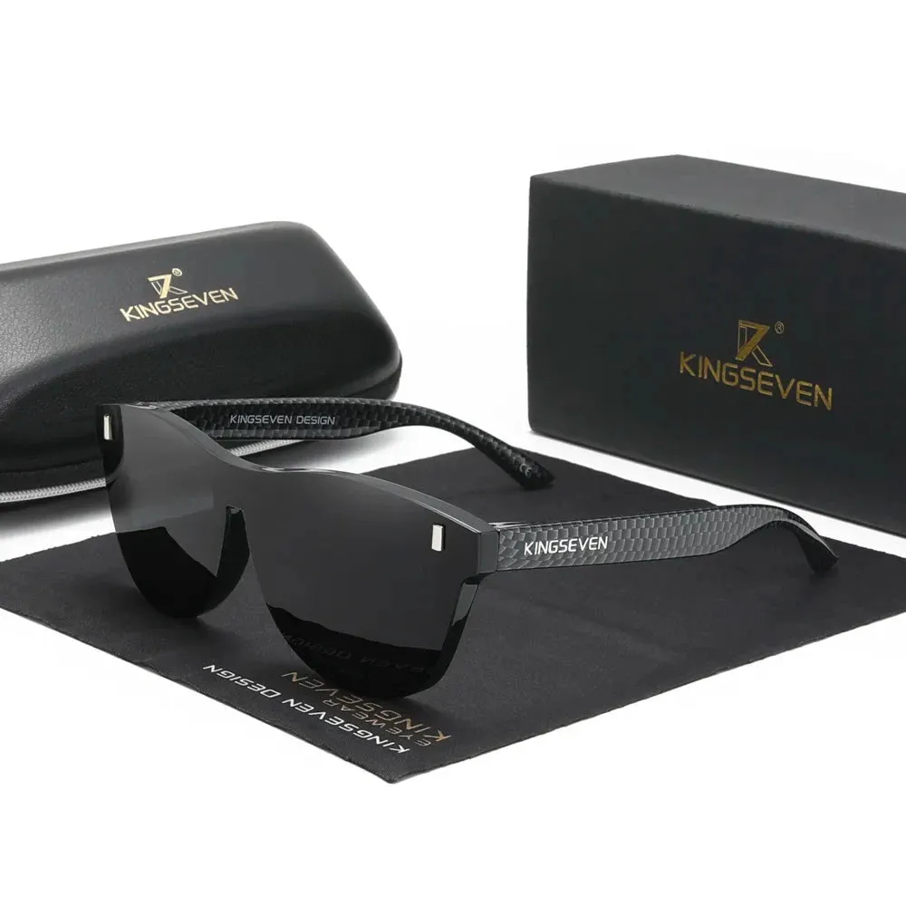 KINGSEVEN New Brand Design Men's Glasses Polarized Sunglasses Women Integrated Lens Fashion Eyewear Oculos de sol