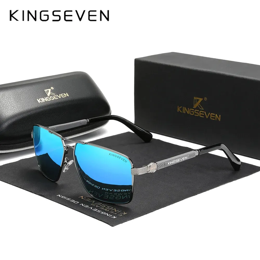 KINGSEVEN New Design Sunglasses Polarized Coating Lens Auto Reset Framework Driving Eyewear For Men/Women