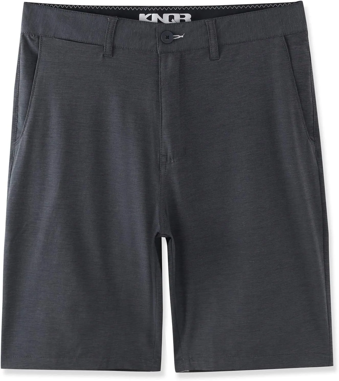 KNQR Mens Performance Quick Dry 4way Stretch Regular Fit All-Terrain Active Training Hybrid Shorts