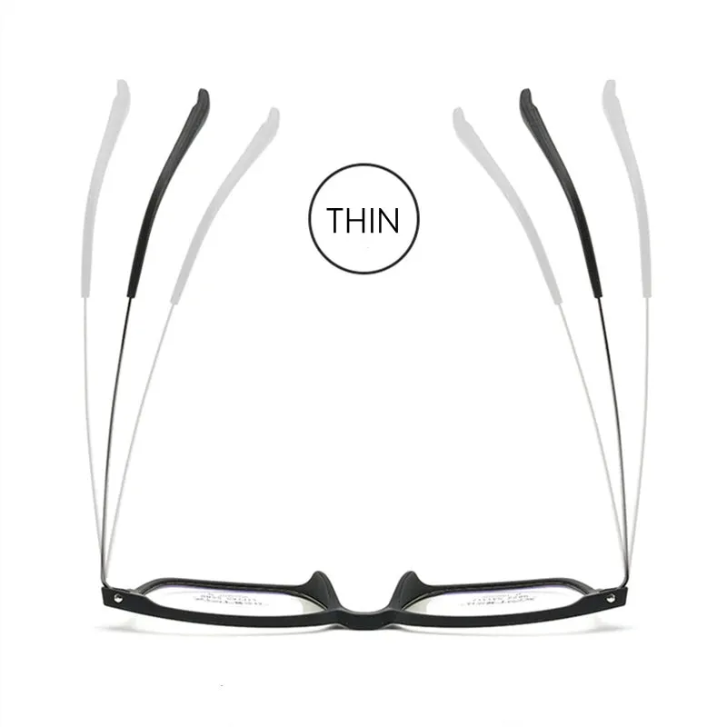 Kocolior Men's Full Rim Large Square Tr 90 Titanium Eyeglasses 9822
