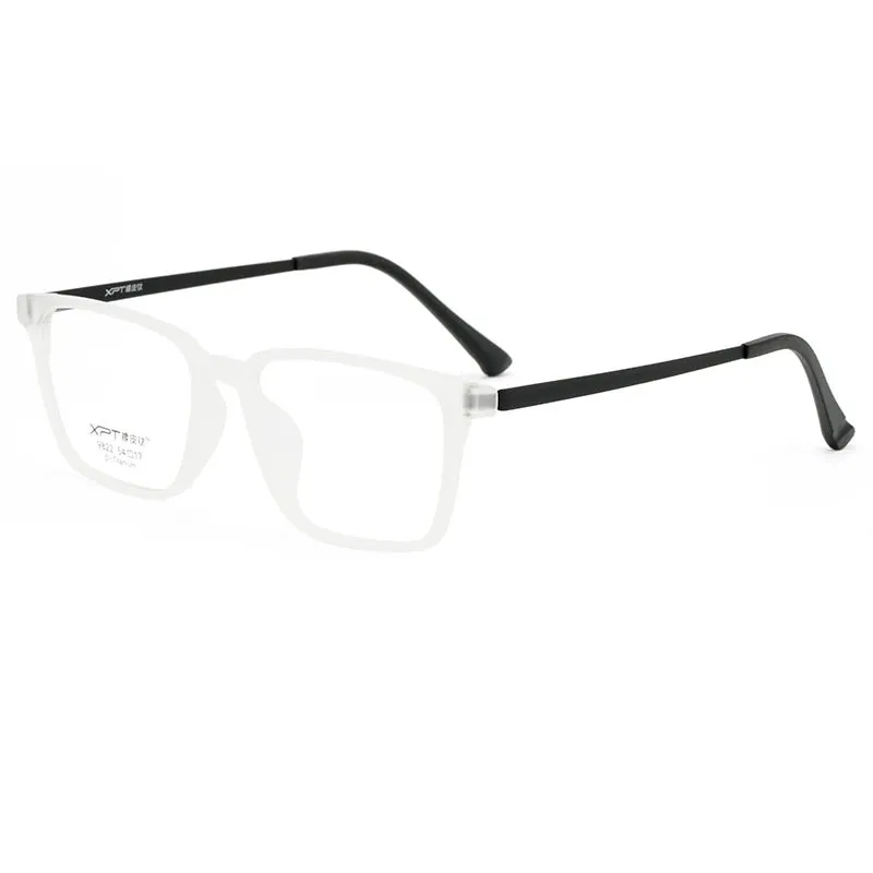 Kocolior Men's Full Rim Large Square Tr 90 Titanium Eyeglasses 9822