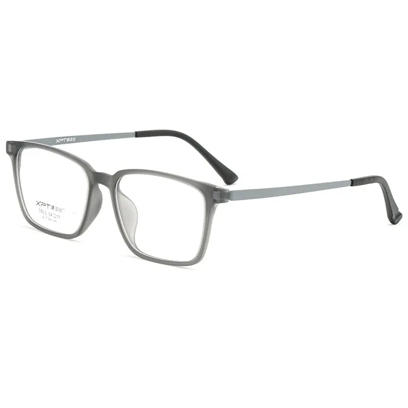 Kocolior Men's Full Rim Large Square Tr 90 Titanium Eyeglasses 9822