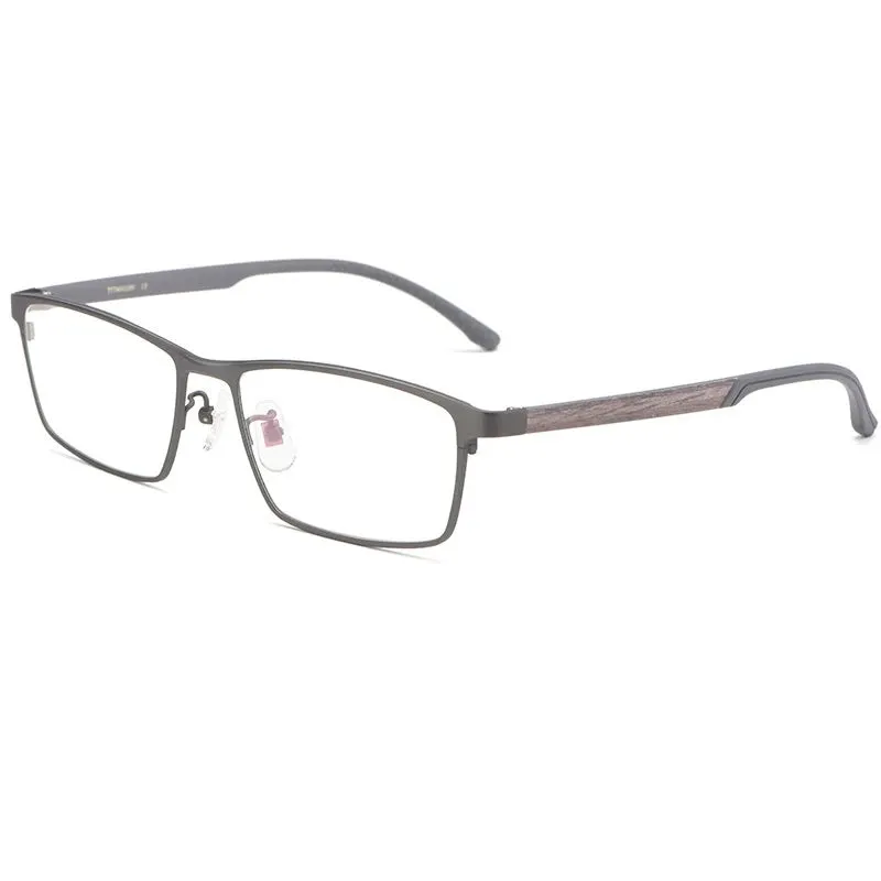 Kocolior Men's Full Rim Square Titanium Eyeglasses T0111