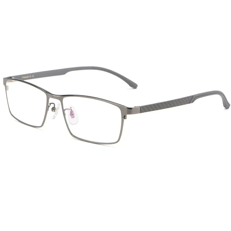 Kocolior Men's Full Rim Square Titanium Eyeglasses T0111