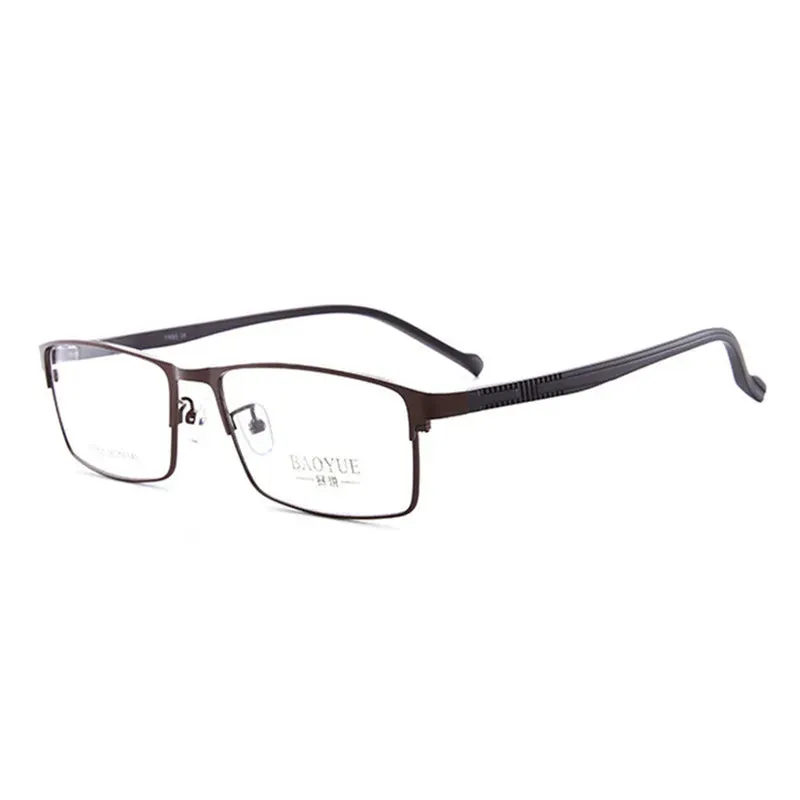 Kocolior Unisex Full Rim Square Alloy Hyperopic Reading Glasses 8825