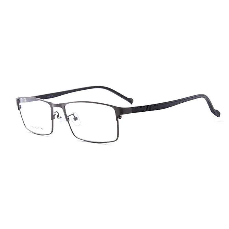 Kocolior Unisex Full Rim Square Alloy Hyperopic Reading Glasses 8825