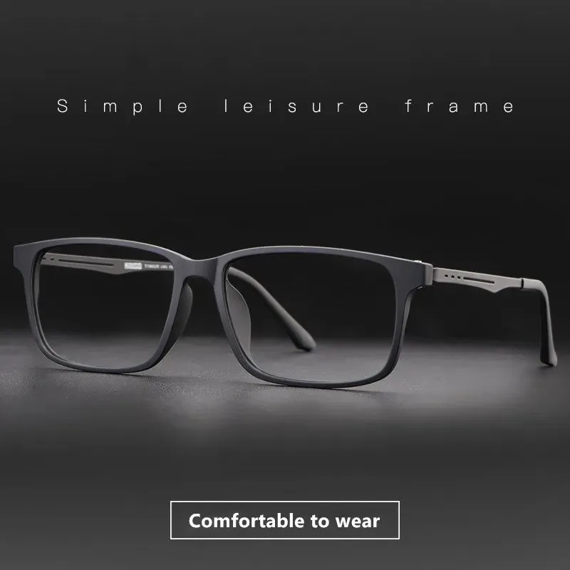 Kocolior Unisex Full Rim Square Titanium Eyeglasses 5638