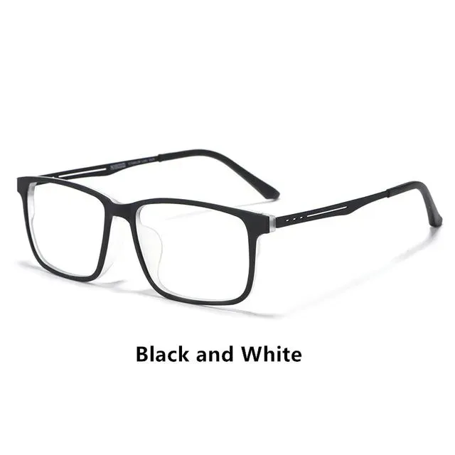 Kocolior Unisex Full Rim Square Titanium Eyeglasses 5638