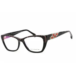 La Matta Men's Eyeglasses - Black/Other Plastic Cat Eye Shape Frame | LMV3147 01-09