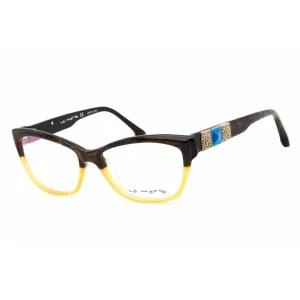 La Matta Women's Eyeglasses - Yellow/Other Plastic Cat Eye Shape Frame | LMV3154 01-09