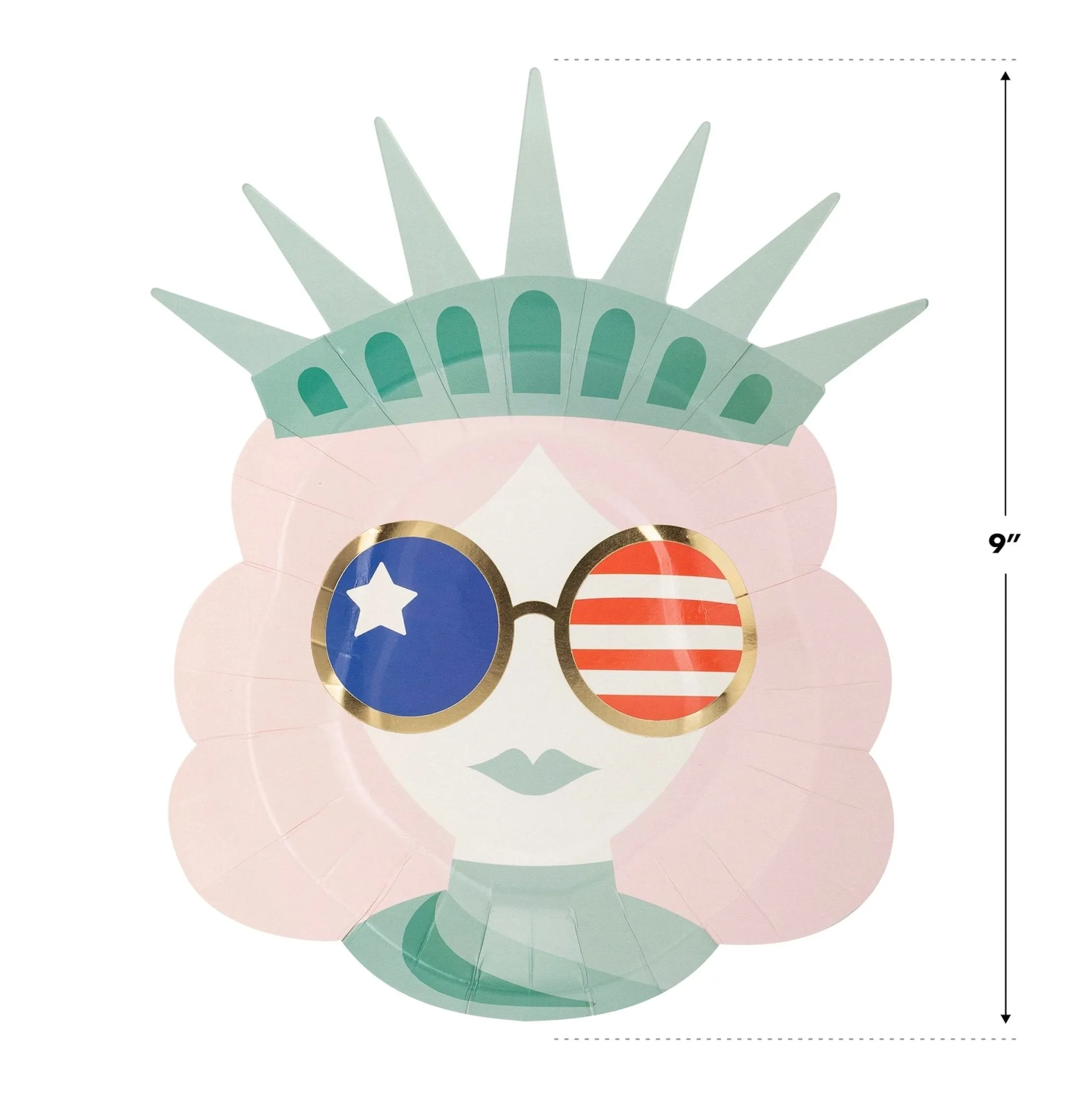 Lady Liberty Paper Plates