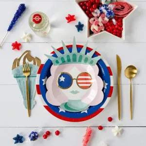 Lady Liberty Paper Plates