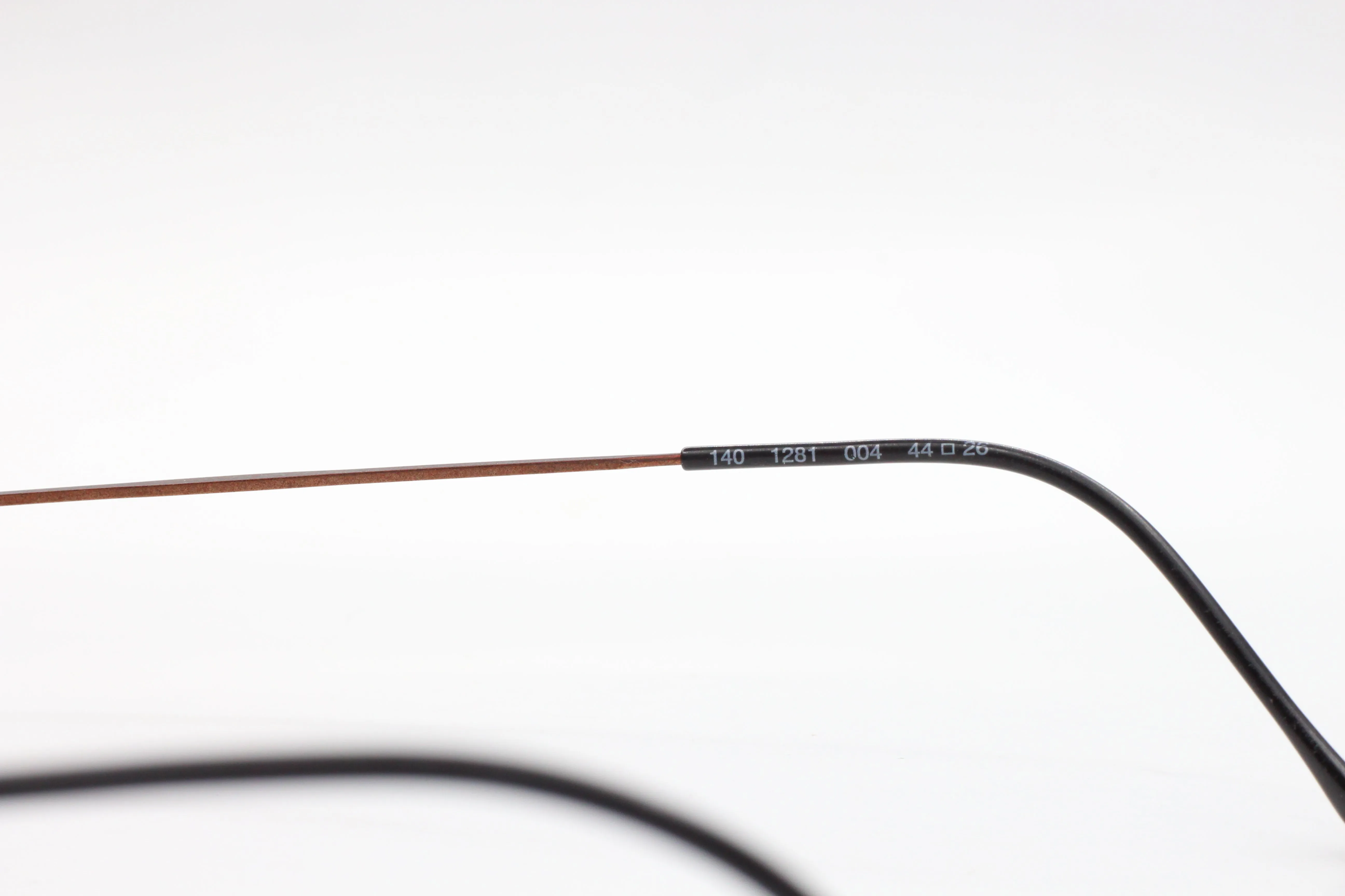 Lanvin 1281 004 Red Unisex Rectangle Semi Rimless France Eyeglasses