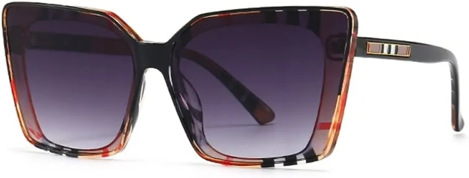 Large Sunglasses Womens Cat Eye Sun Glasses Vintage UV400 Outdoor