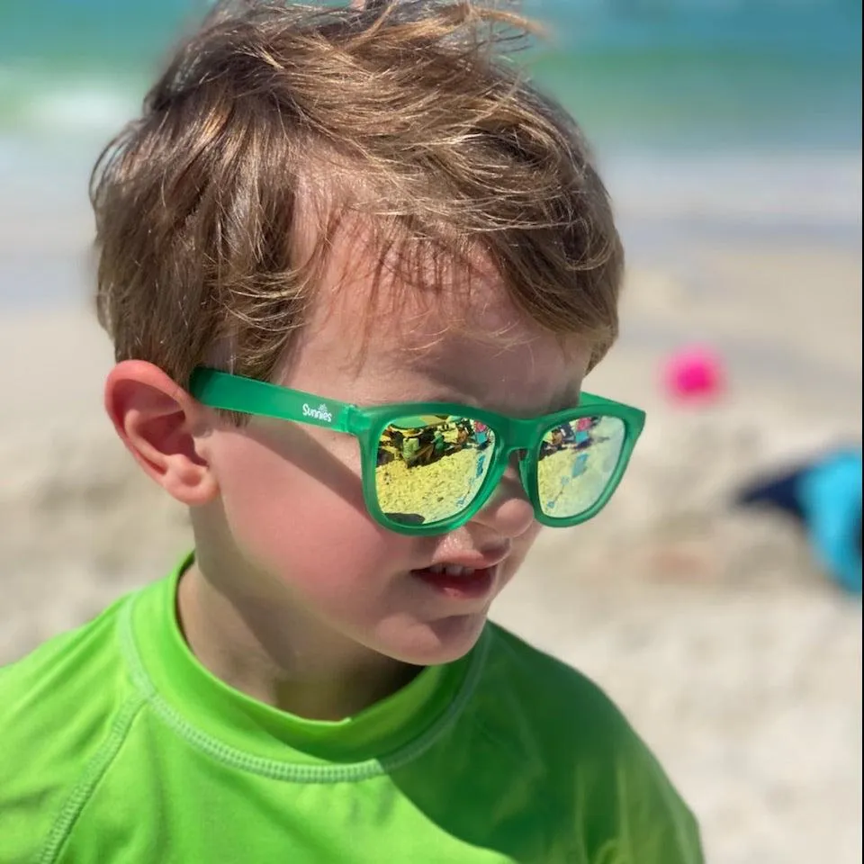 Later Gator - Green Frame Sunglasses For Kids