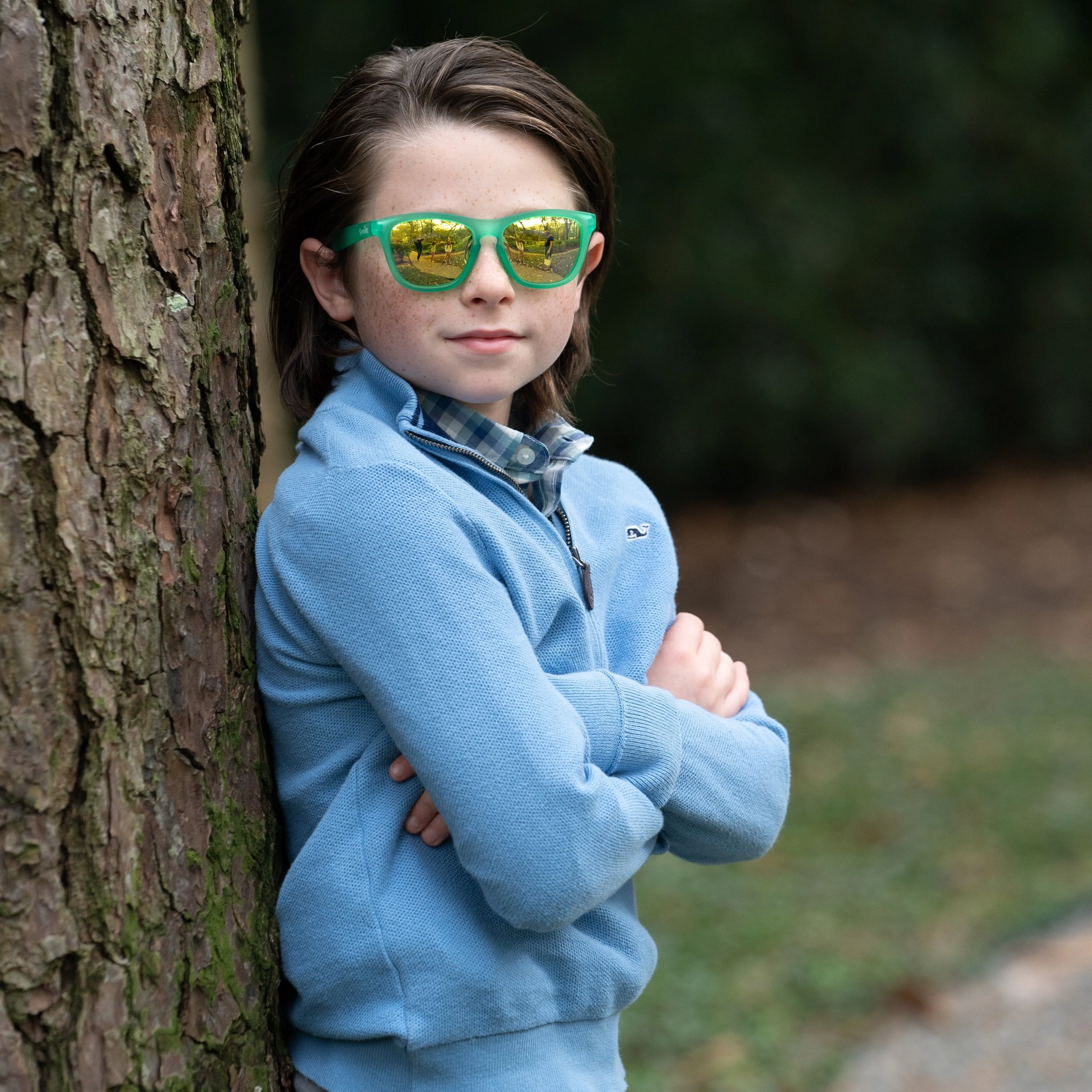 Later Gator - Green Frame Sunglasses For Kids