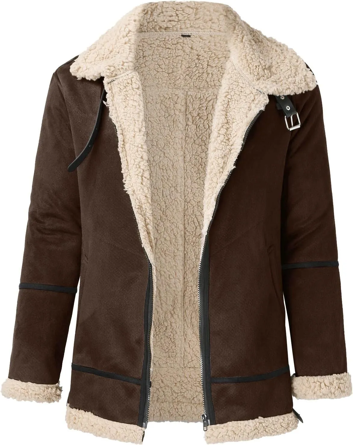 LCMTWX Mens Jackets Cottonpadded Jacket Stand Collar Knitted Splice Sweater Coat Casual Cardigan Men's Winter Jacket