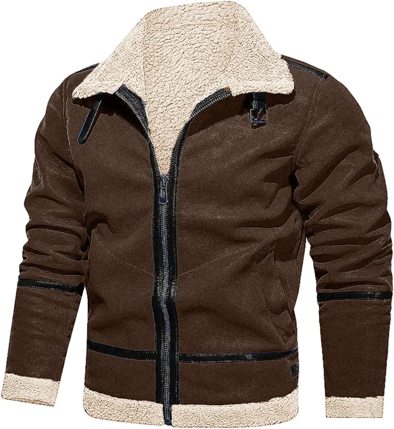 LCMTWX Mens Jackets Cottonpadded Jacket Stand Collar Knitted Splice Sweater Coat Casual Cardigan Men's Winter Jacket