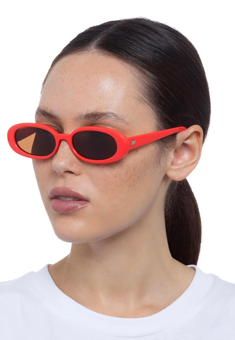 Le Specs Outta Love Electric Orange