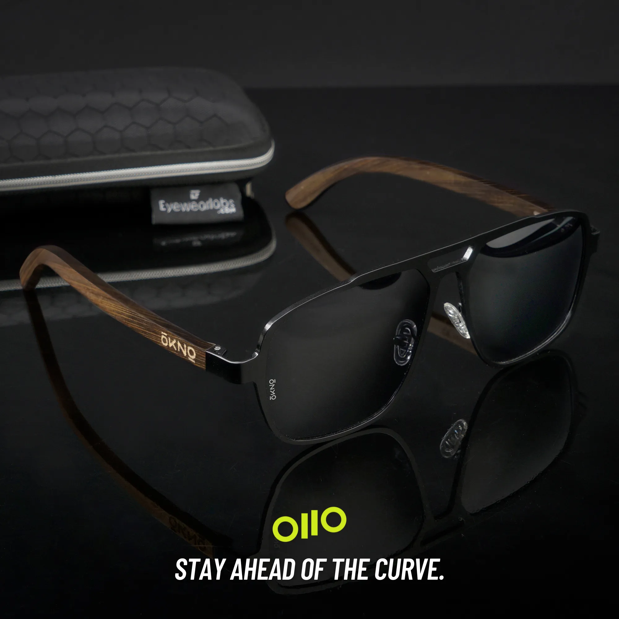 Legend Wood Black Power Sunglasses