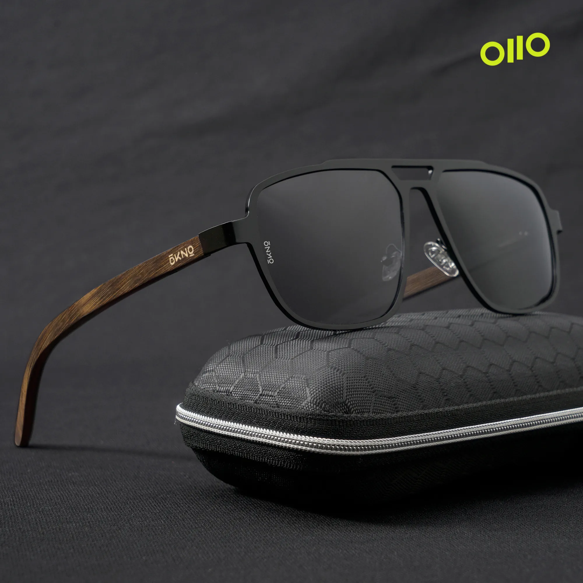 Legend Wood Black Power Sunglasses