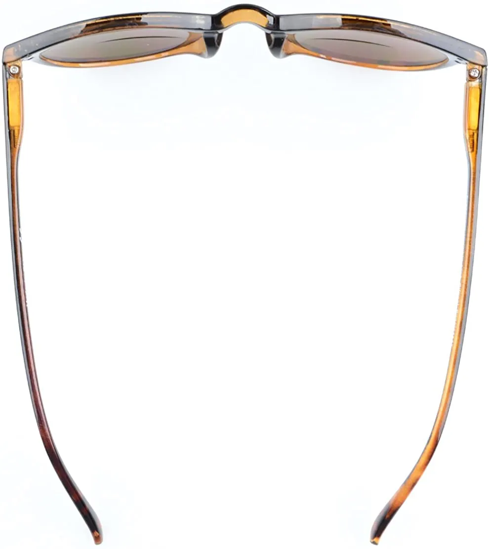 Life Paths Bifocal Black Demi Round Reading Spring Hinge Sunglasses