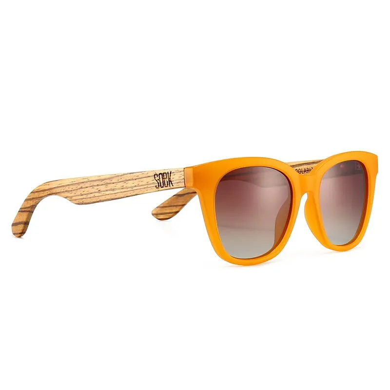 LILA GRACE BURNT ORANGE l Brown Gradient Lens l Walnut Arms