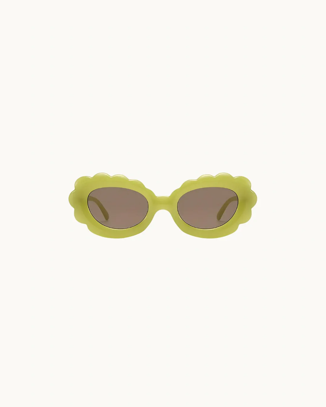 Lilah Polarized Sunglasses: Pear Green / Polarized