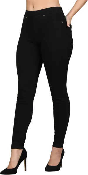 Lildy Women's Denim Jeggings, Stretchable Cotton Blend