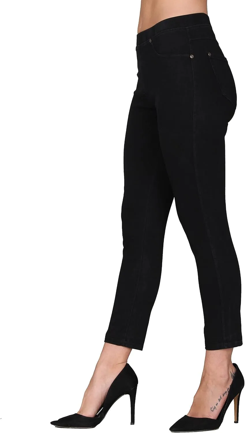 Lildy Women's Denim Jeggings, Stretchable Cotton Blend