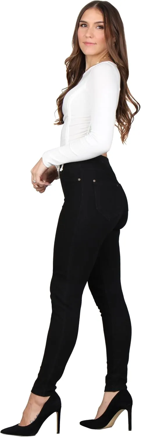 Lildy Women's Denim Jeggings, Stretchable Cotton Blend