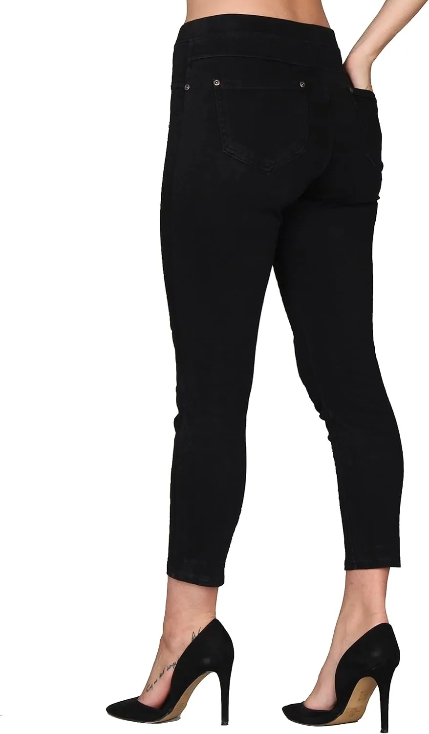 Lildy Women's Denim Jeggings, Stretchable Cotton Blend