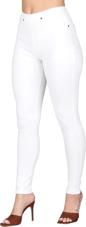 Lildy Women's Denim Jeggings, Stretchable Cotton Blend