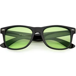 Limited Edition Color Tinted Lens Horned Rim Sunglasses 8803
